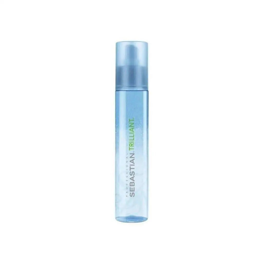 Light blue cylindrical bottle of Sebastian Professional Trilliant - 150ml hair product