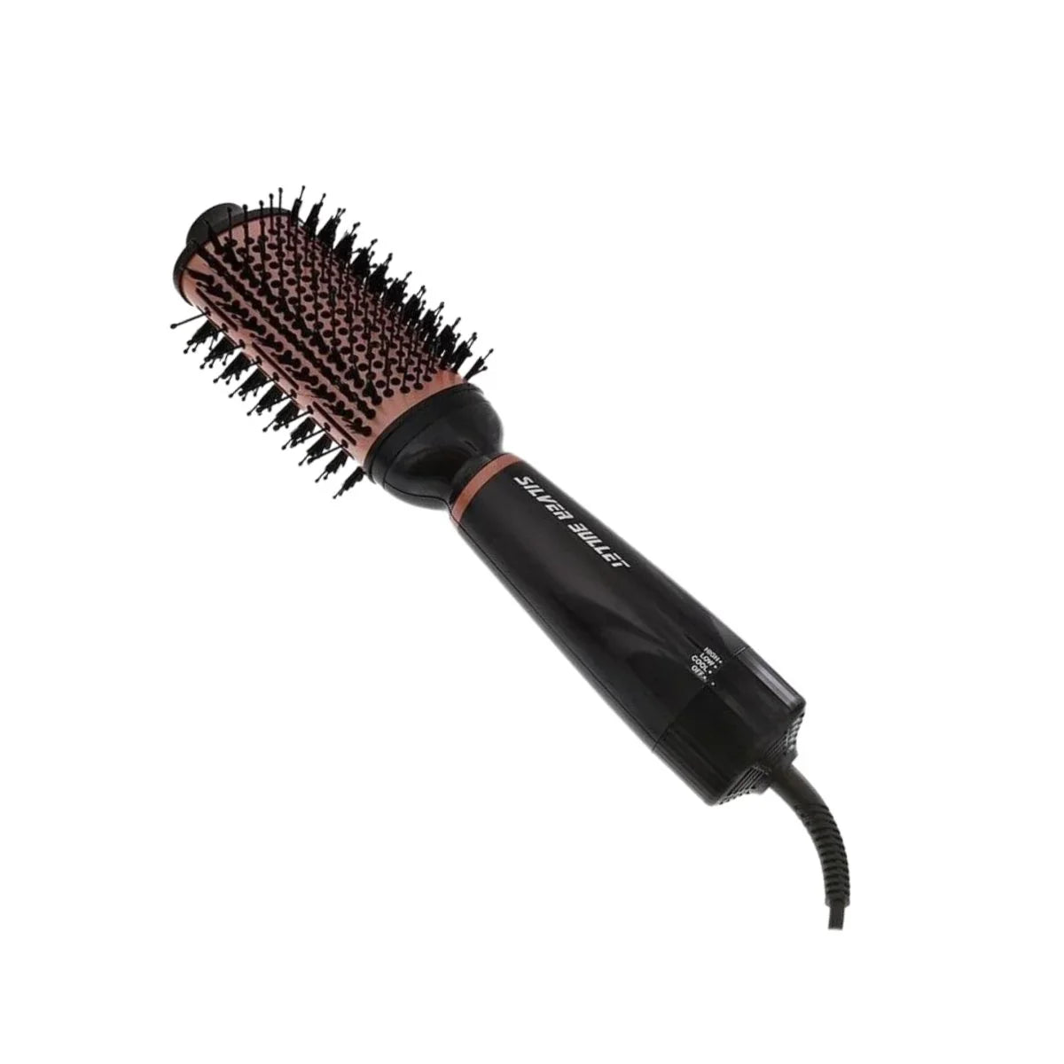 Silver Bullet Bliss Hot Air Brush: Style, Dry, & Curl. 1200W Hair Styler for Volume, Smoothness & Shine. Shop Now!