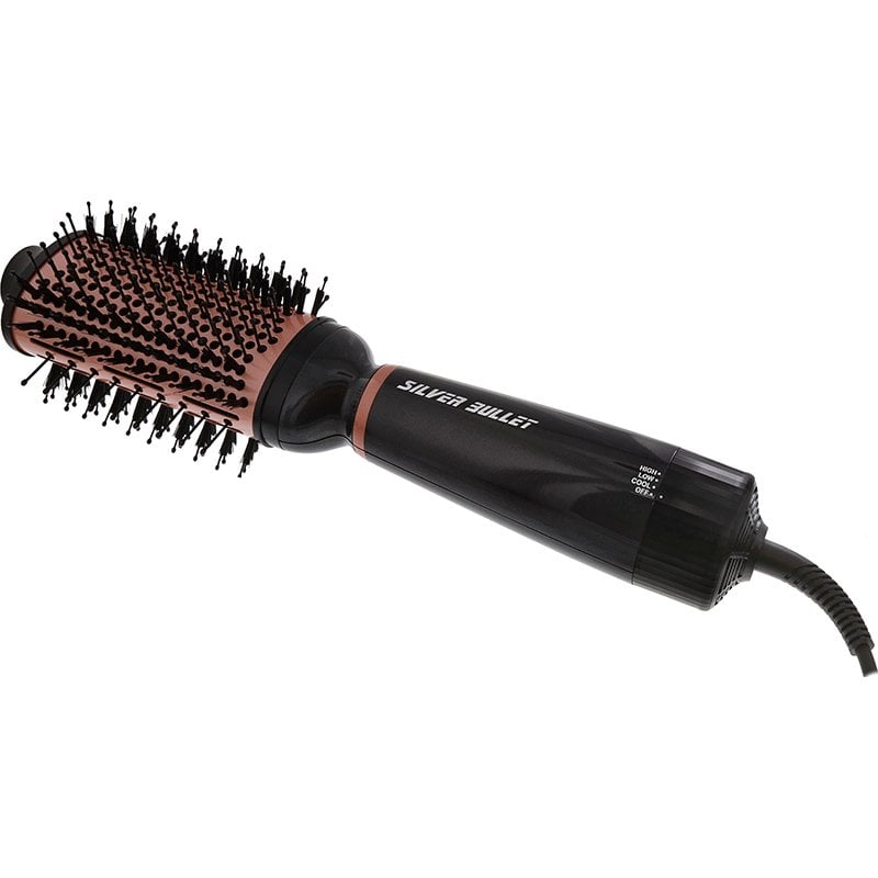 Silver Bullet Hot Air Hair Brush: Style, Dry & Curl. Professional Styling Brush for Effortless Volume & Shine