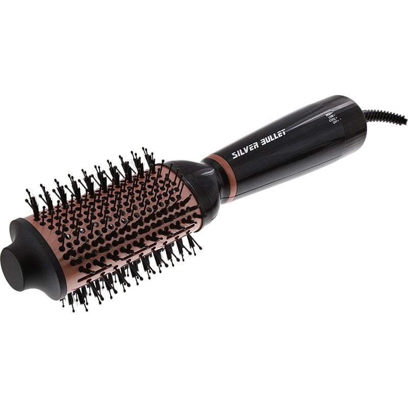 Silver Bullet Bliss Hot Air Brush: Hair Dryer & Styling Tool - Volumize, Curl, & Straighten!