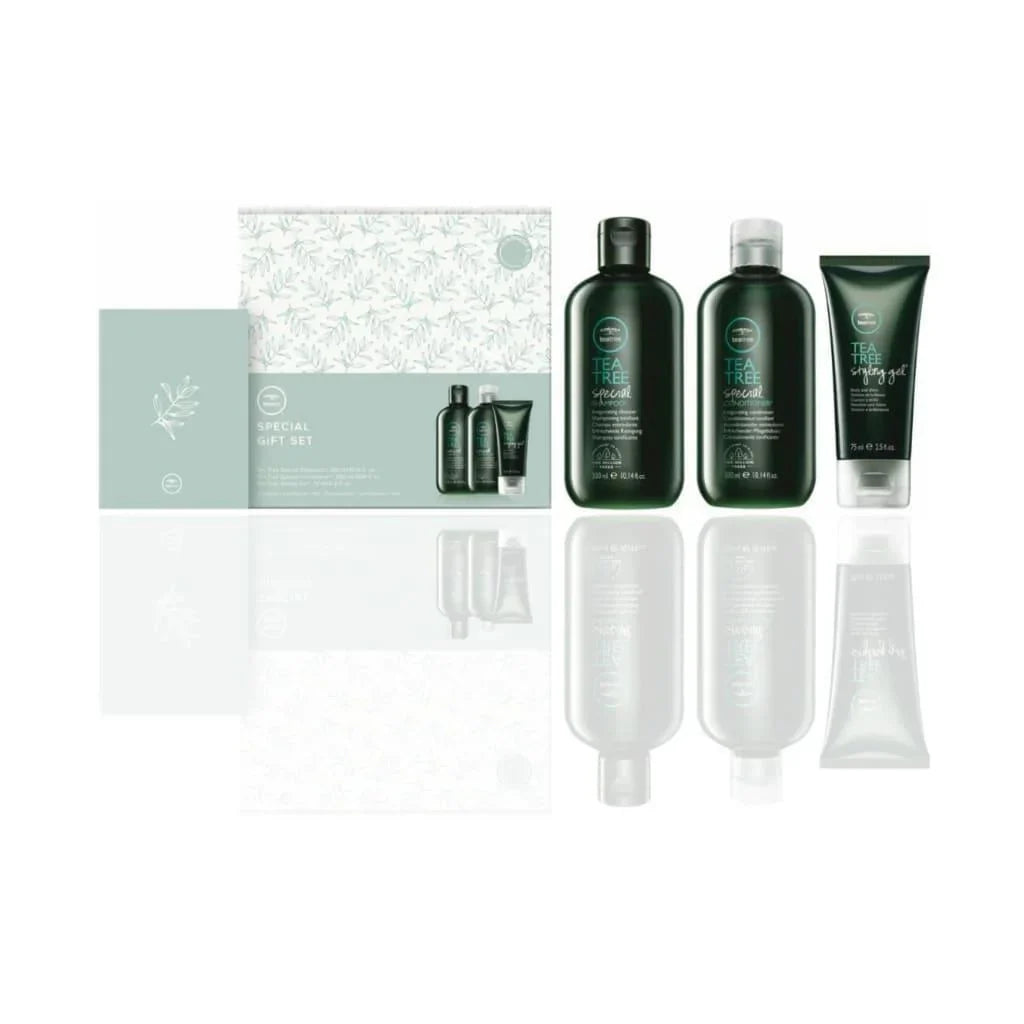 Tea Tree Special Hair Care Set: Shampoo, Conditioner & Gel - Scalp Treatment & Refreshing Hair | Paul Mitchell
