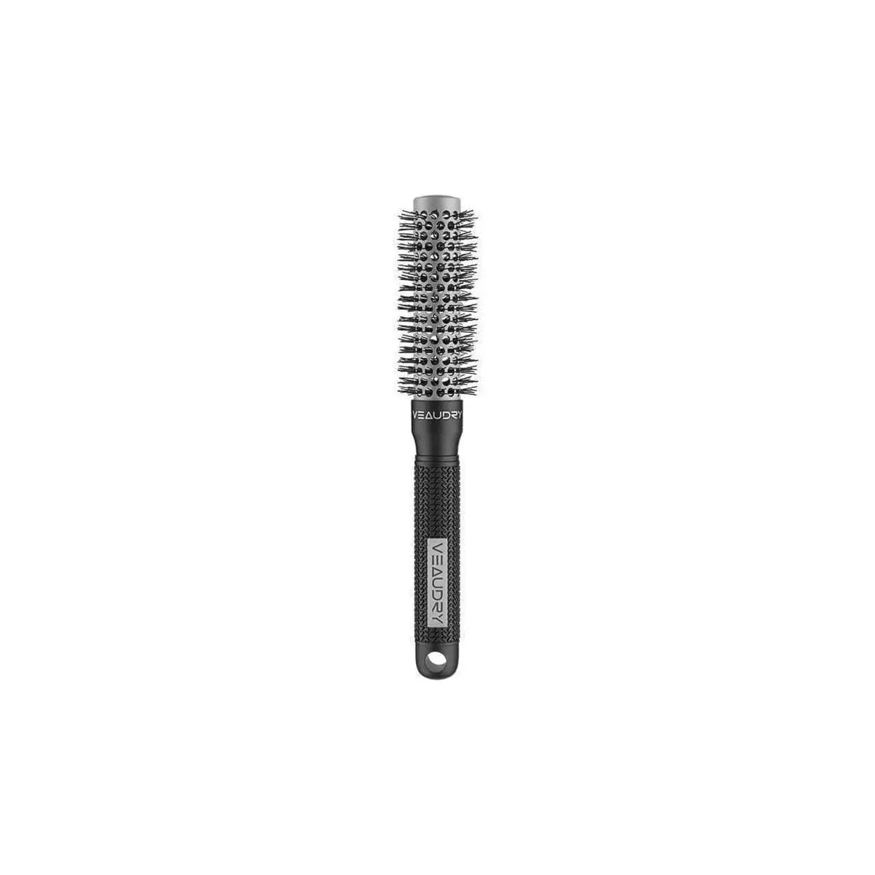 Veaudry Brush No.25 - 1, round hair brush with metal barrel and black handle, Cape Town