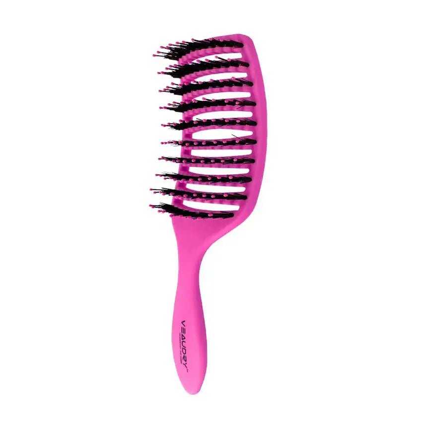 Veaudry Pink Detangling Hair Brush - Mydetangler Pro for Gentle Hair Care