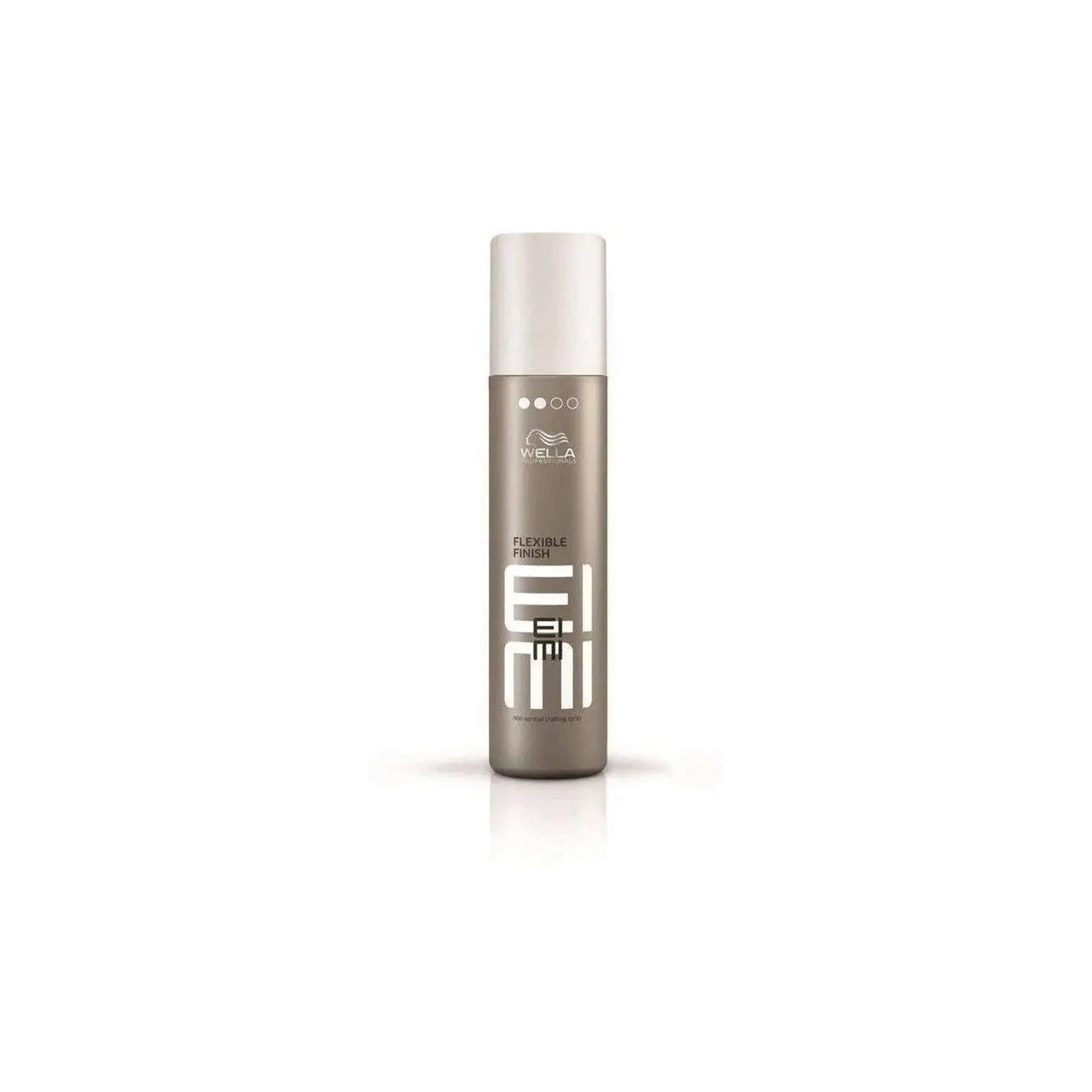 Cylindrical bottle of Wella Professional EIMI Flexible Finish 250m hairspray