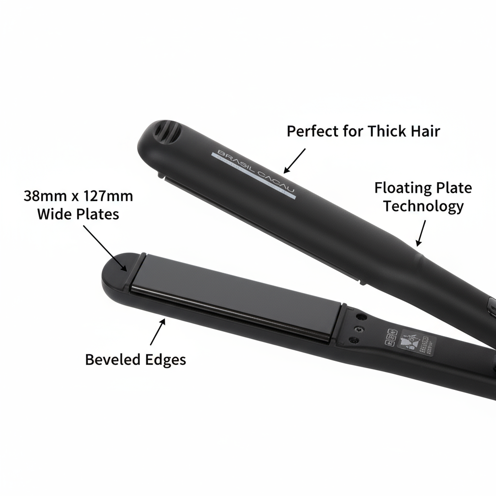 Wide plates close-up