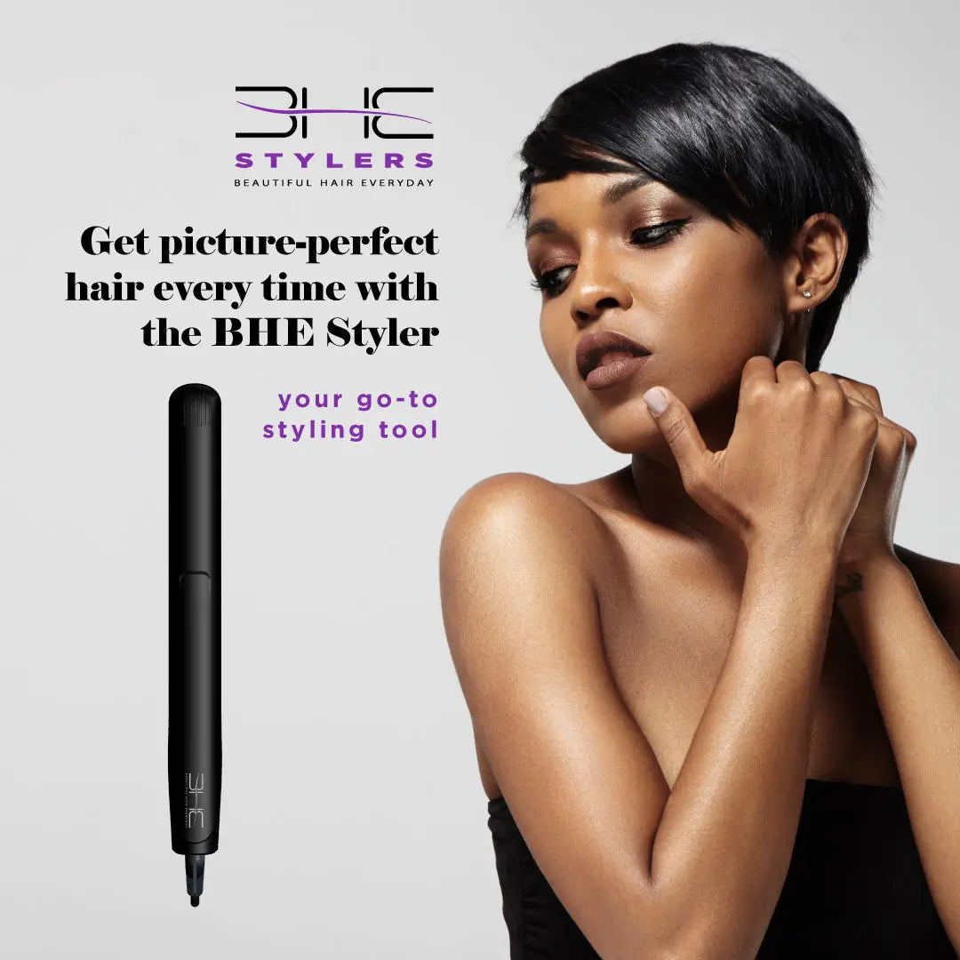 BHE Styler hair straightener for salon-quality styling at home with BHE Hair Tools.