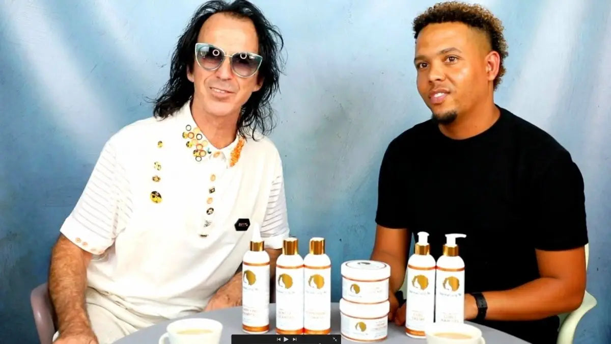 Royston of Partners Hair Cavendish Square with the IntrinsiCurly Me curly hair range