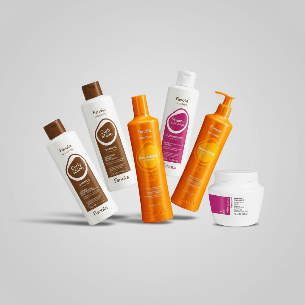 Fanola Italian color care hair products including shampoos, conditioners, nourishing masks and color maintenance treatments