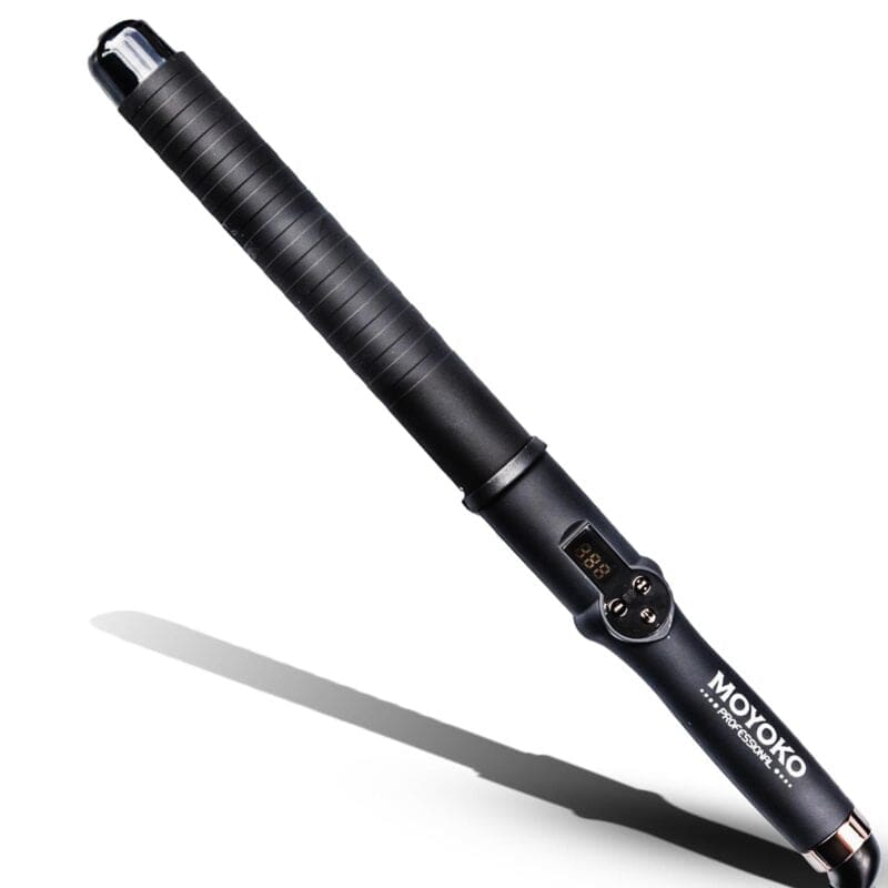 Black ceramic curling iron with cylindrical barrel in Hair Curlers collection