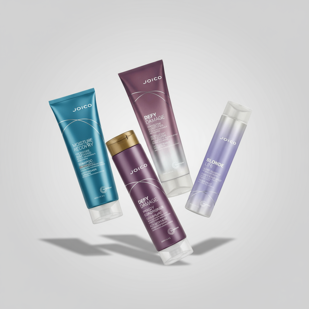 Joico professional hair care products including shampoos, conditioners and treatments for moisture, color protection and damage repair
