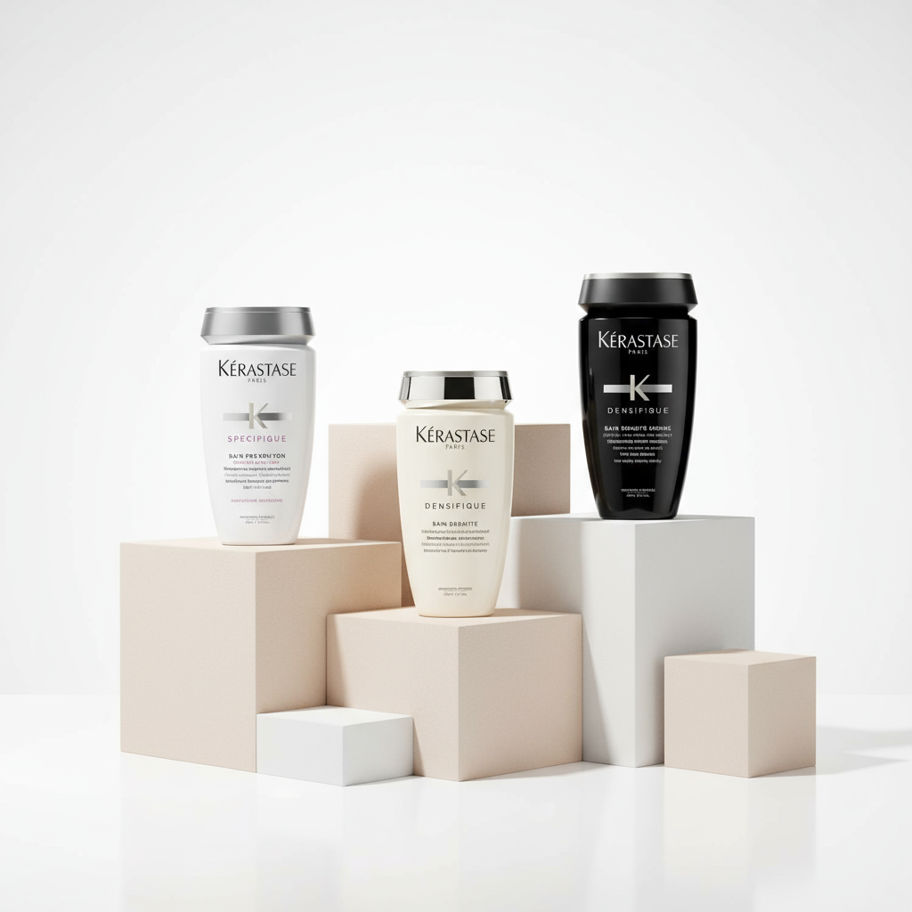 Kérastase for men collection - hair density shampoo, prevention treatment and men's hair care products for thinning hair