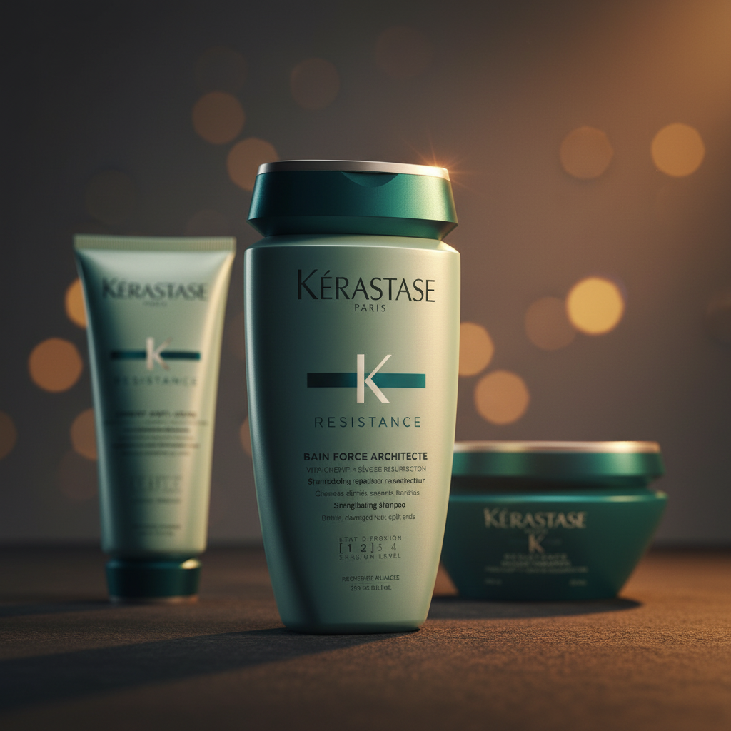 Kérastase Resistance collection - strengthening shampoo, conditioner and repairing mask for damaged weakened hair