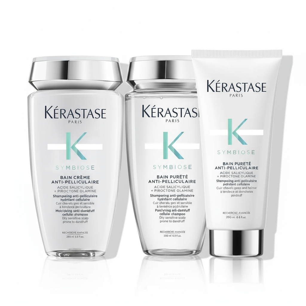 Kérastase Symbiose collection - anti-dandruff shampoo, conditioner and scalp treatments for dandruff-prone hair
