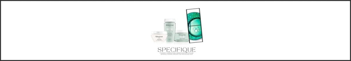 Kerastase Specifique collection featuring premium skincare products from Specifique.