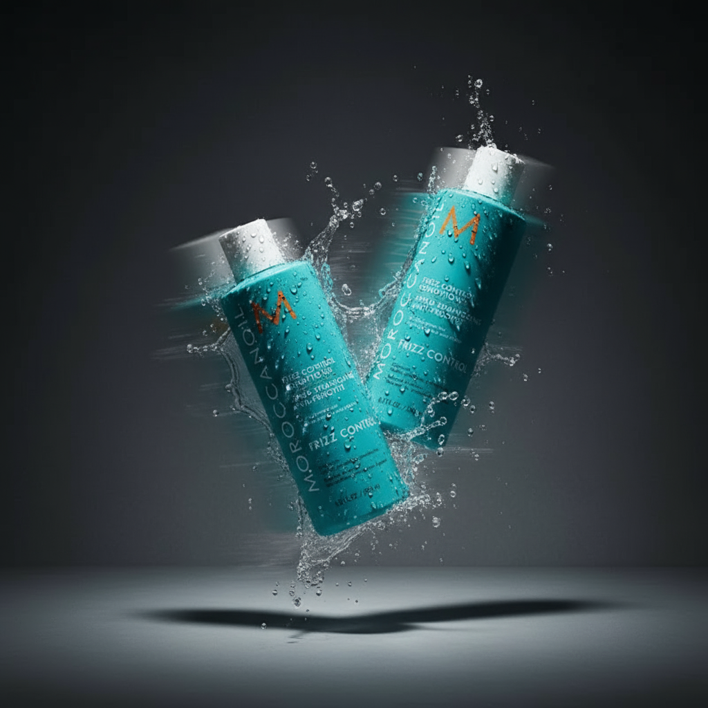 Moroccanoil Frizz Control - Shampoo, Conditioner, Smoothing Serum with argan oil for frizz-free hair