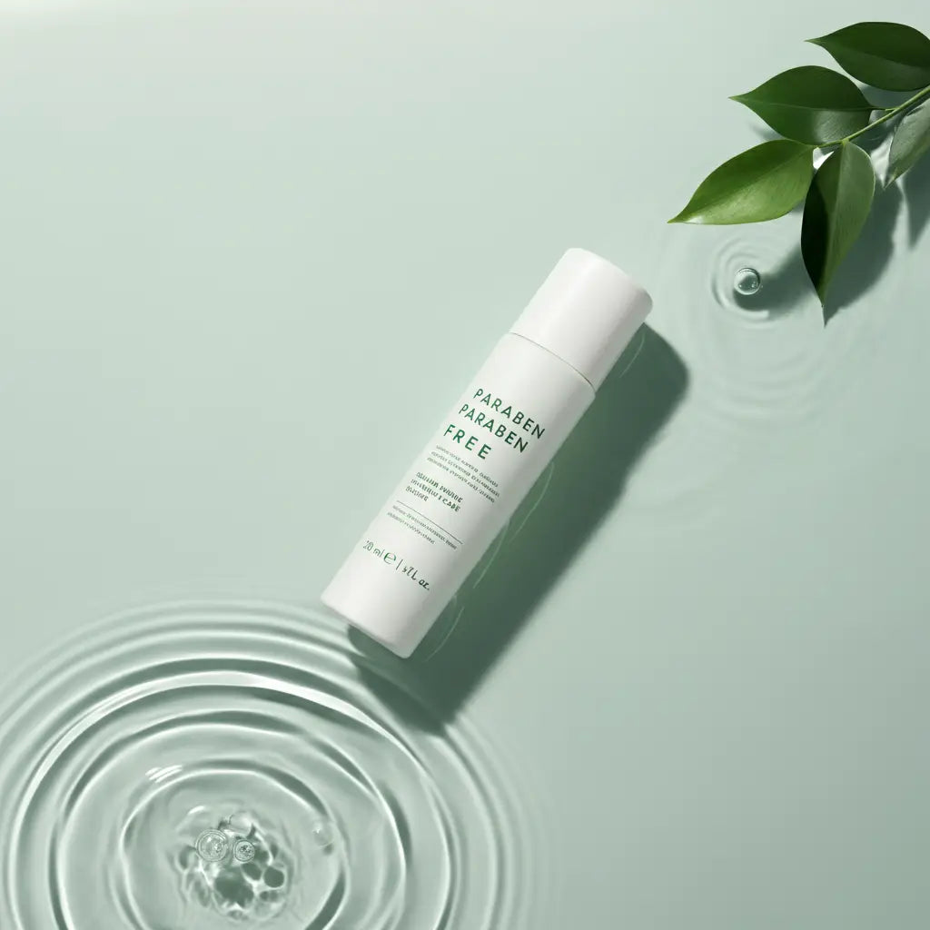 White Paraben-Free Lotion Bottle from the Paraben-Free Collection