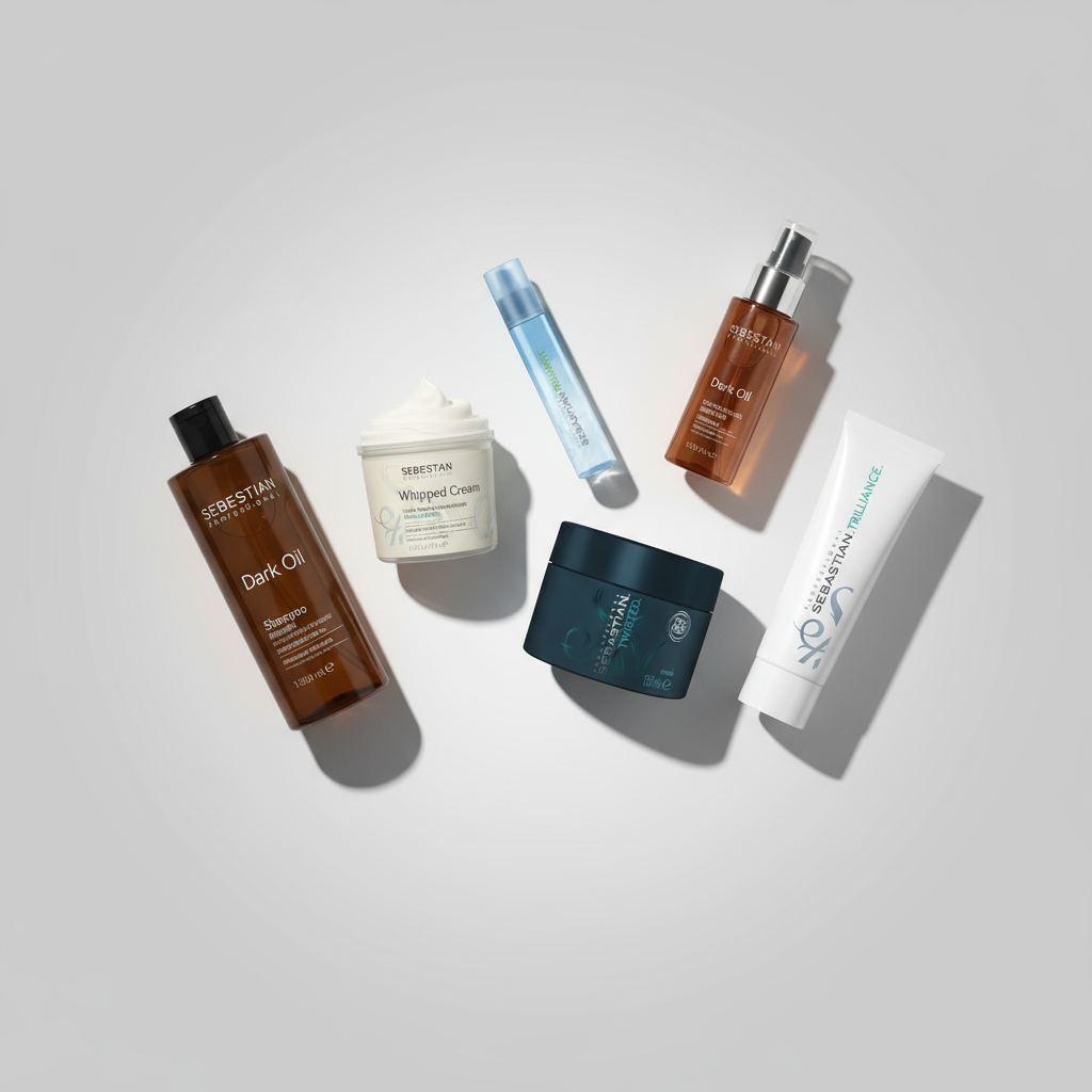 Sebastian Professional creative styling hair products including shampoos, conditioners, styling creams and treatments
