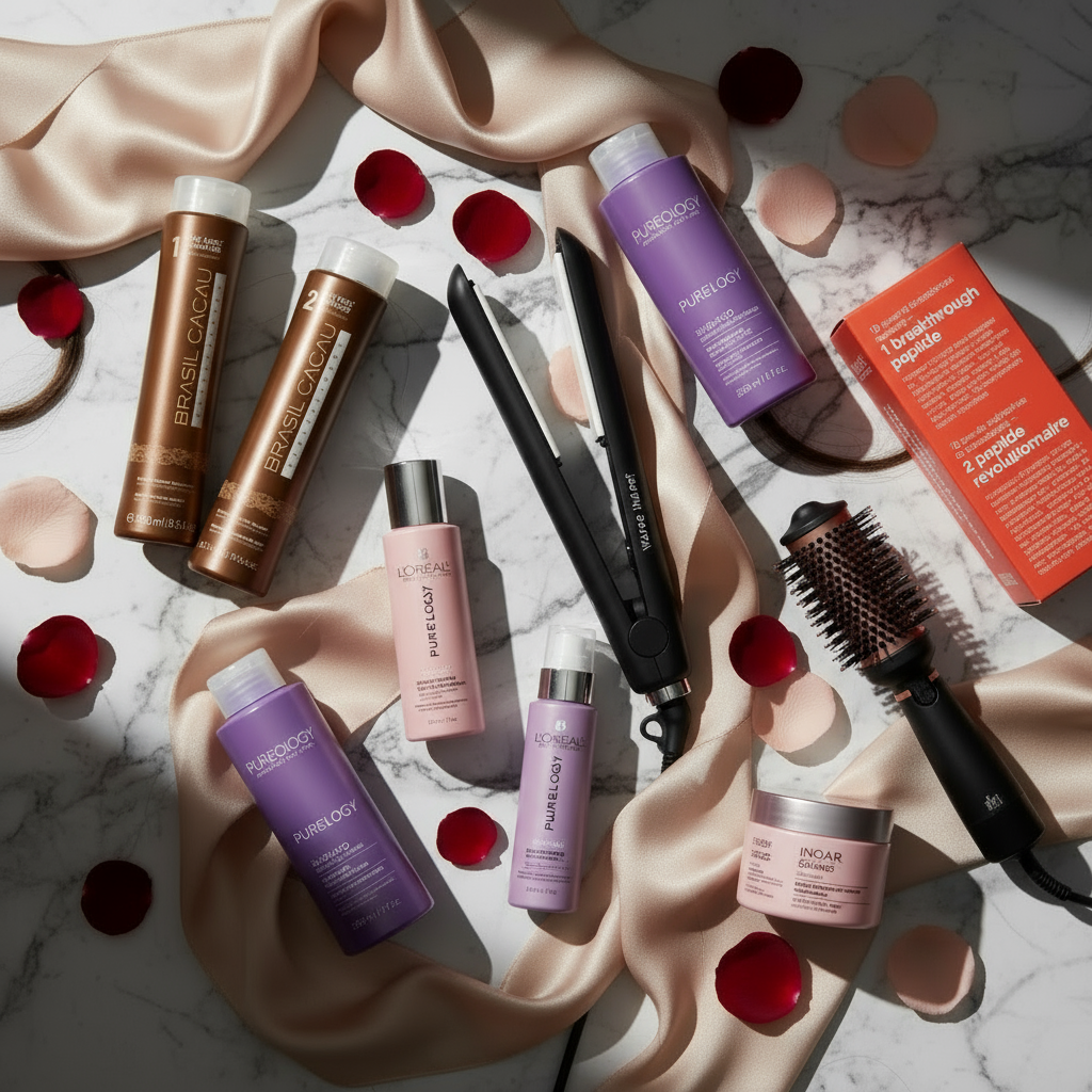 Sulphate free shampoo and sulfate free shampoos collection featuring Pureology, L'Oréal Professionnel, and Inoar products for gentle hair care in South Africa