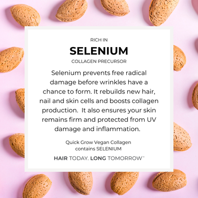 Selenium ingredient benefit graphic for Quick Grow Original Family Combo