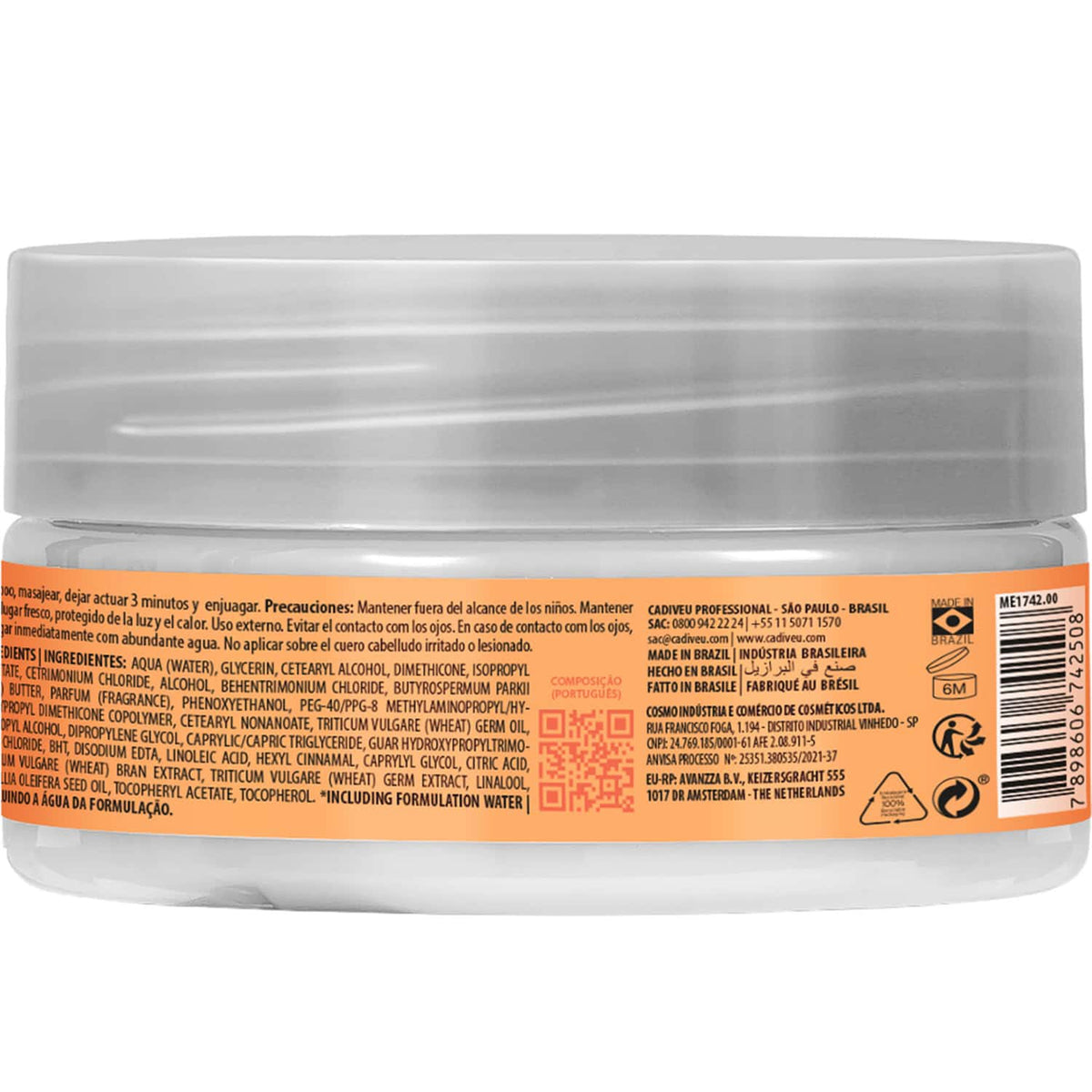 Cadiveu Essentials Bye Bye Frizz Mask, 200ml – secondary packaging product image