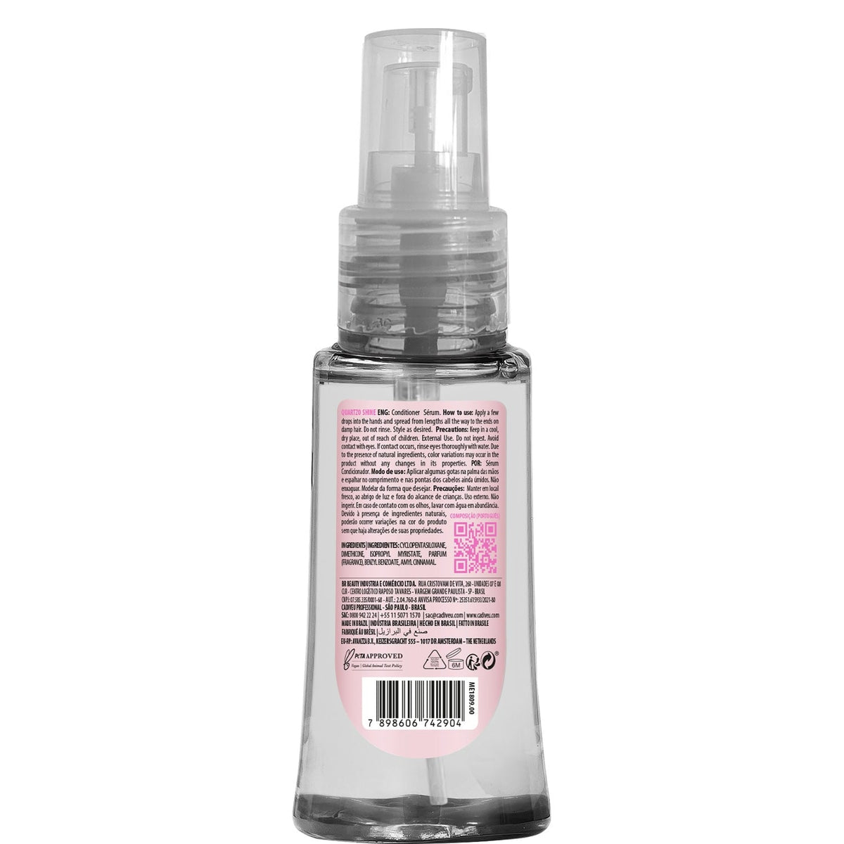 Cadiveu Essentials Quartzo Shine Quartz Power Drops, 65ml – secondary packaging product image