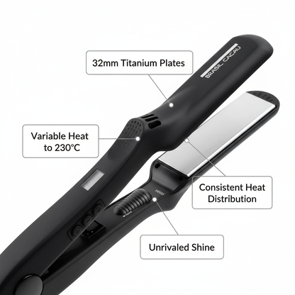 32mm titanium plates close-up