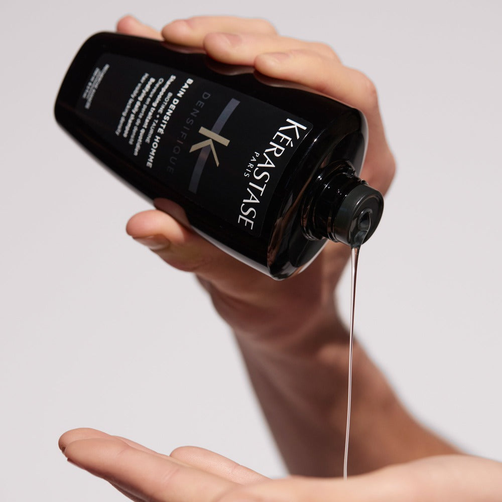 Kérastase Densifique Homme Shampoo: Increase Hair Density. Achieve thicker hair volume. Parisian Hair Care for Thinning Hair.