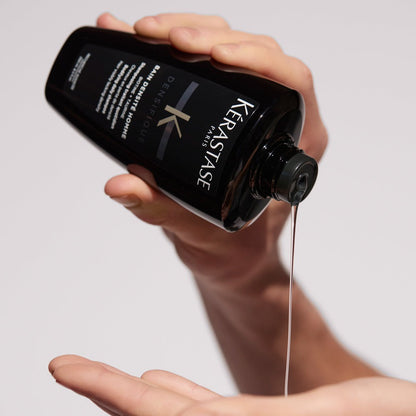 Kérastase Densifique Homme Shampoo: Increase Hair Density. Achieve thicker hair volume. Parisian Hair Care for Thinning Hair.