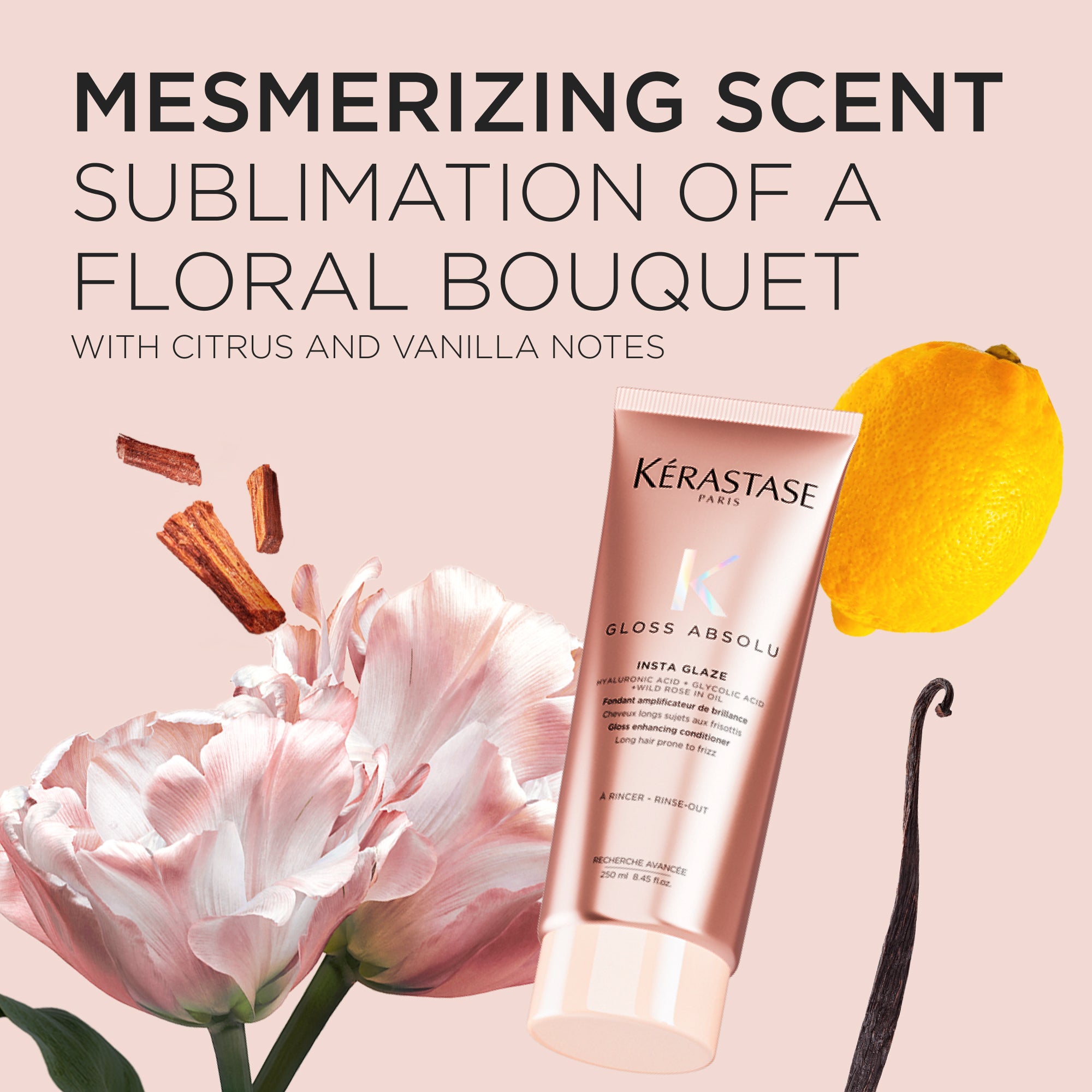 Kerastase Gloss Absolu Anti-Frizz Conditioner: Shiny, Floral Scent for Frizz-Free Hair