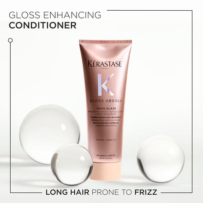 Kérastase Gloss Absolu Conditioner for Frizz Control & Shine | Hair Product Still Life