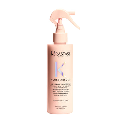 Kerastase Gloss Absolu: Anti-Frizz Spray for Smooth, Shiny Hair. Professional Haircare for Frizz Control and Glossy Finish.
