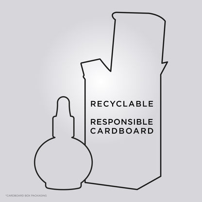 Kerastase Gloss Absolu Hair Oil Line Art: Bottle & Recyclable Packaging - Responsible Cardboard