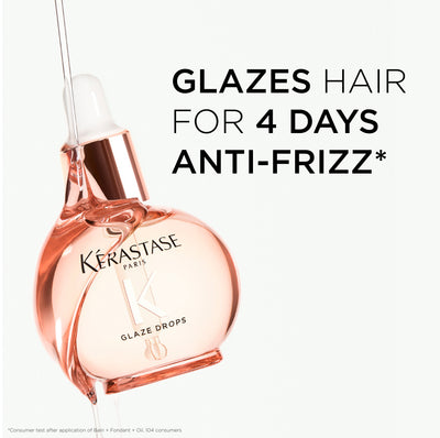 Kérastase Gloss Absolu Anti-Frizz Hair Oil: Glazes Hair for 4 Days. Premium hair care for shine & frizz control.