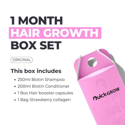 Official product and benefits graphic for Quick Grow Original Family Combo
