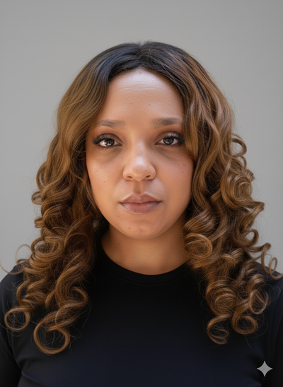 Ruby Wigs | Faith Curly Dark Brown Long Synthetic Wig | 20 Inch