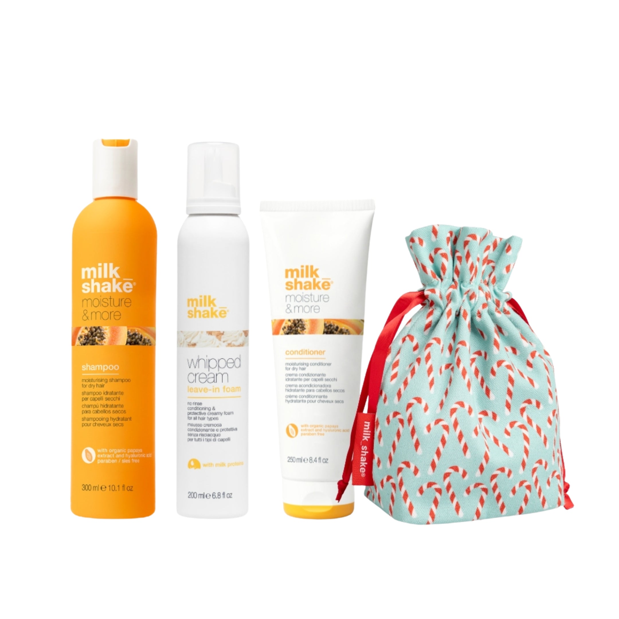 Milk Shake Moisture & More Holiday Gift Set - Hydrating Hair Care with Conditioner Bundle