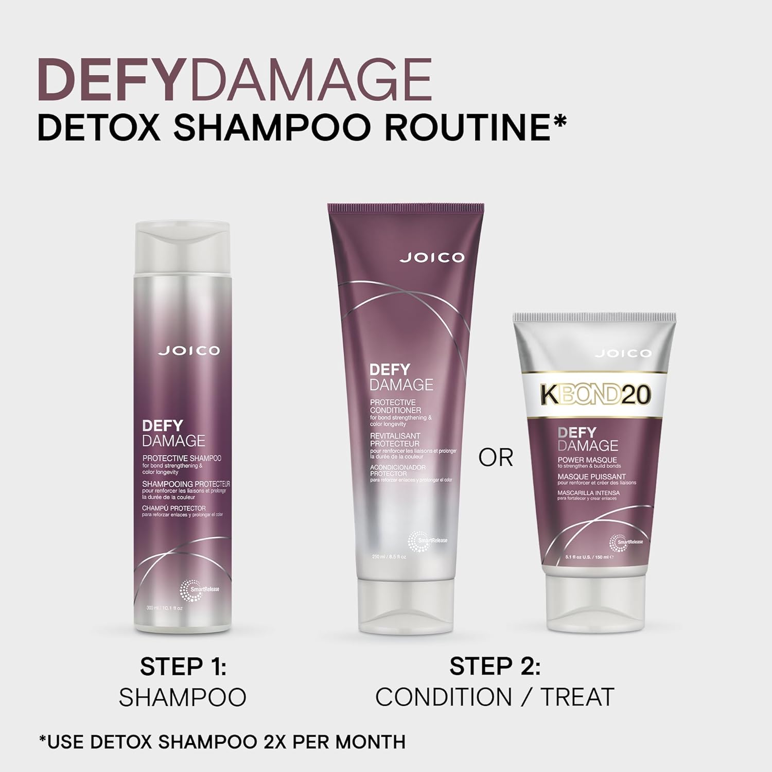 Joico Defy Damage Detox Shampoo 300ml