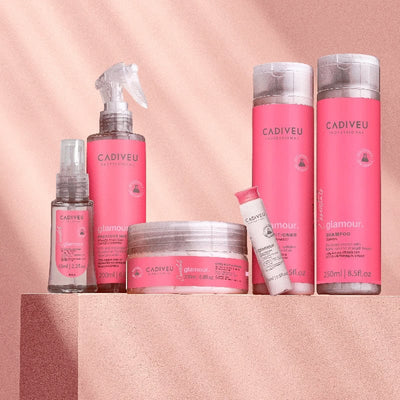 Cadiveu Essentials Glamour Strength Mask, 200ml – range benefits and product information graphic