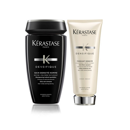 Kérastase Densifique Homme Duo: Shampoo & Conditioner for Hair Loss. Men's Hair Thickening Set for Volume & Density.