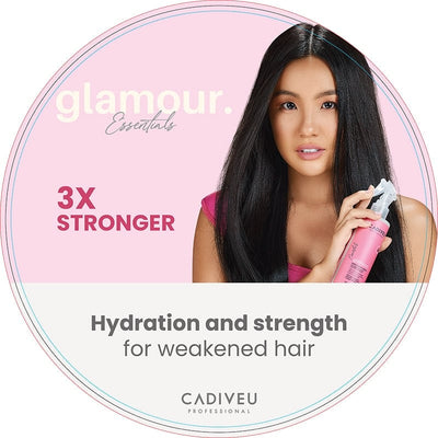 Cadiveu Essentials Glamour Strength Mask, 200ml – range benefits and product information graphic
