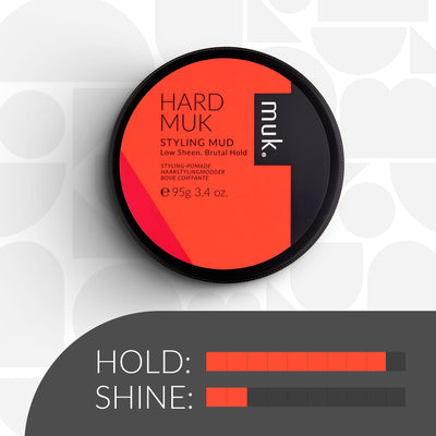 MUK Hard Muk Styling Mud - Strong Hold Hair Styling Aid 95g