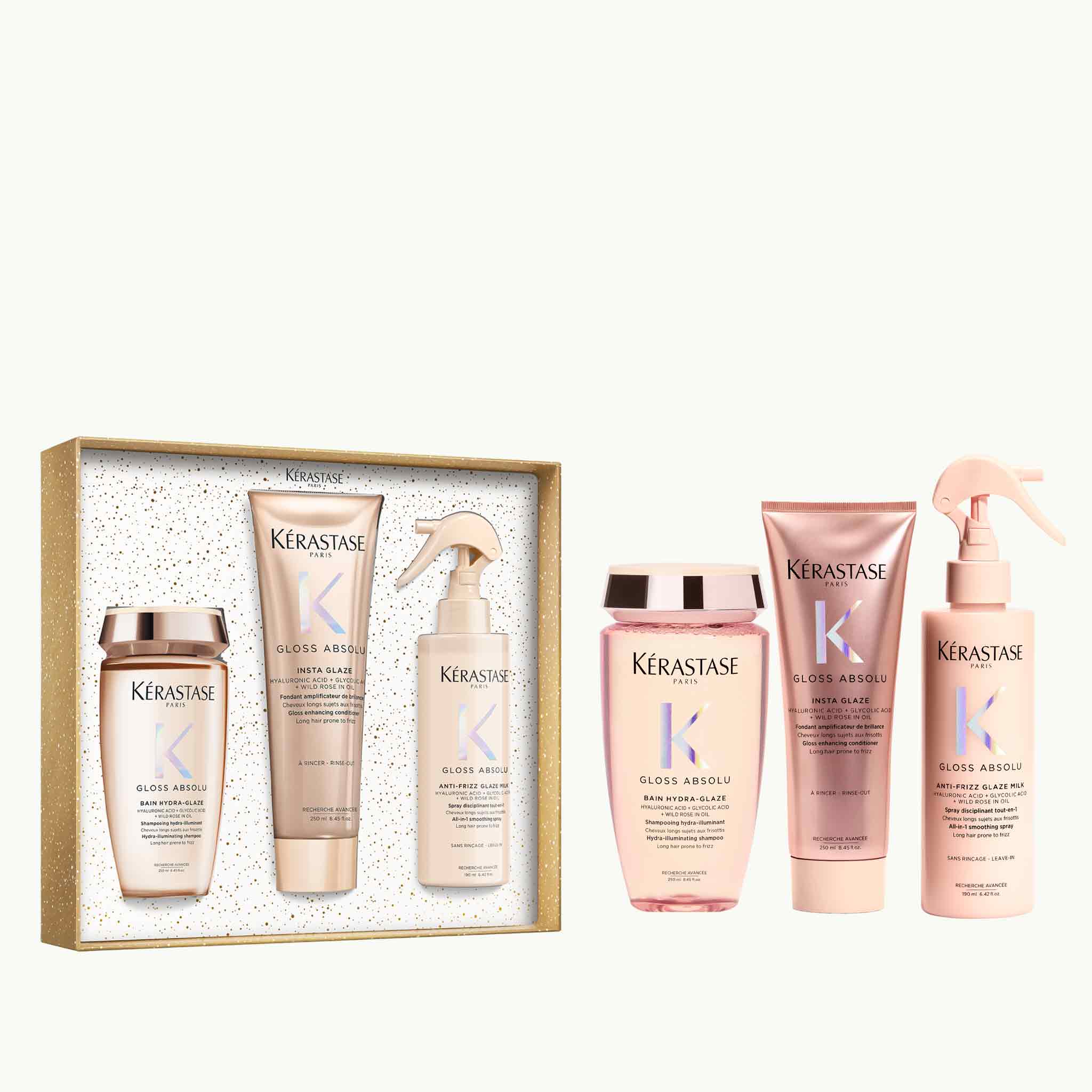 Kérastase Gloss Absolu Giftset for Long Hair Prone to Frizz - Complimentary Shampoo