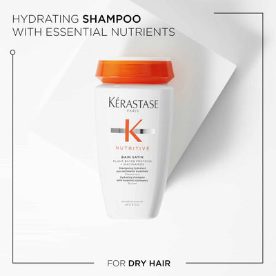 Kerastase Nutritive Bain Satin: Hydrating Dry Hair Shampoo. Moisture & Shine!
