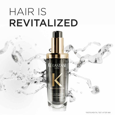 Kérastase Chronologiste Hair Oil: Revitalizing & Fragrant. Nourishing oil for shine & healthy hair. Discover now!