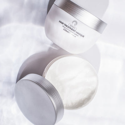 Official product and benefits graphic for Quick Grow Advanced Hair Treatment Masque 220ml