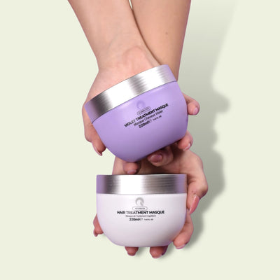 Official product and benefits graphic for Quick Grow Advanced Hair Treatment Masque 220ml