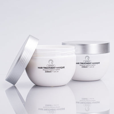 Official product and benefits graphic for Quick Grow Advanced Hair Treatment Masque 220ml
