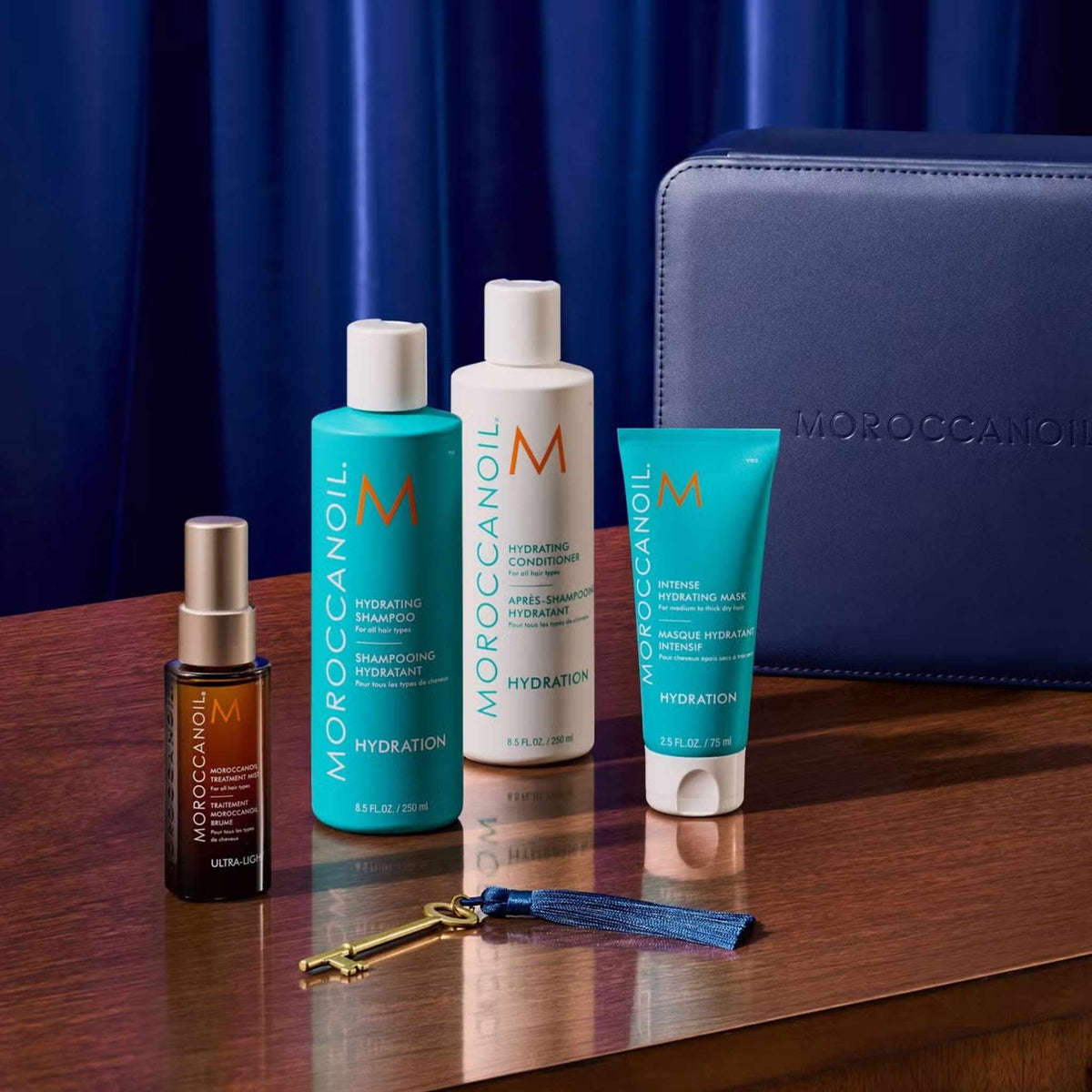 Moroccanoil Hydration 2026 holiday gift set contents for dry hair