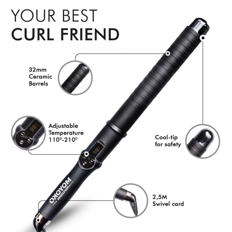 Moyoko Curl Master 25mm - Curling Iron - Shampoo