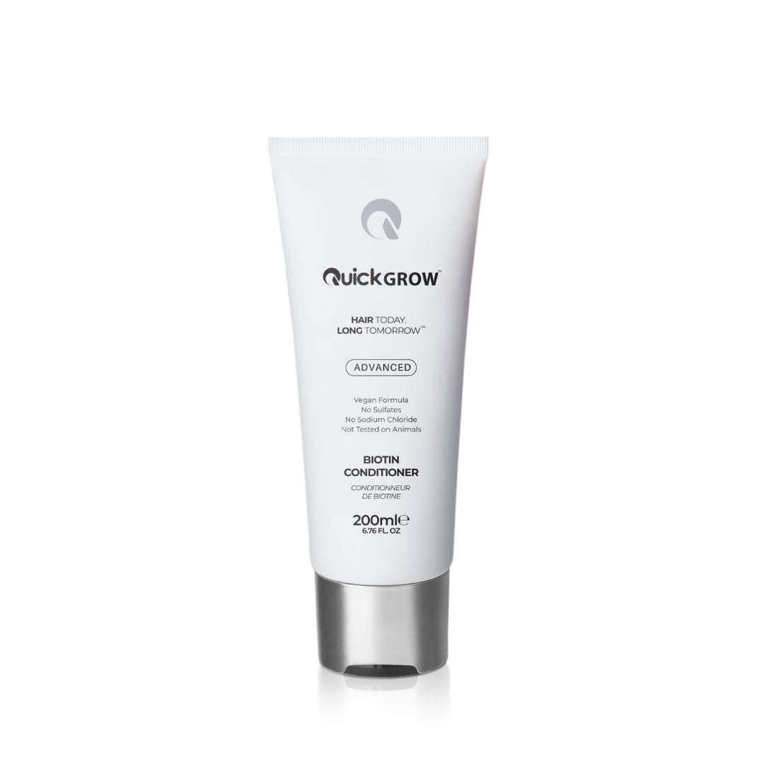 Quick Grow Biotin Conditioner 200ml official product packaging, front view